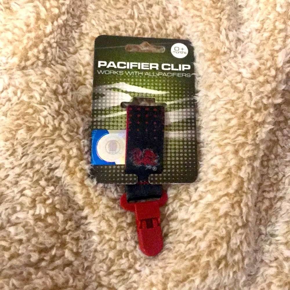 6/$20 New USC Gamecocks collegiate pacifier holder